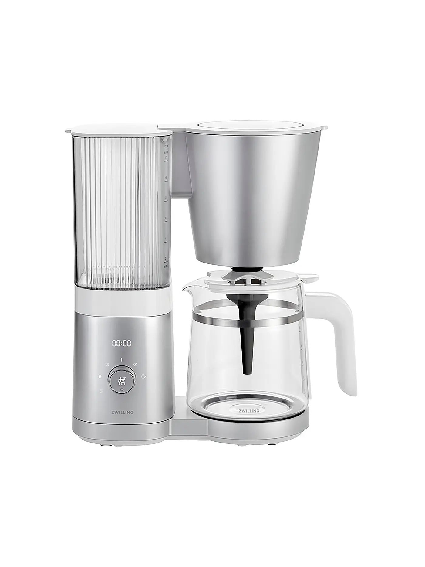 ZWILLING | Filterkaffeemaschine Enfinigy 1008909 Edelstahl/Weiss | 